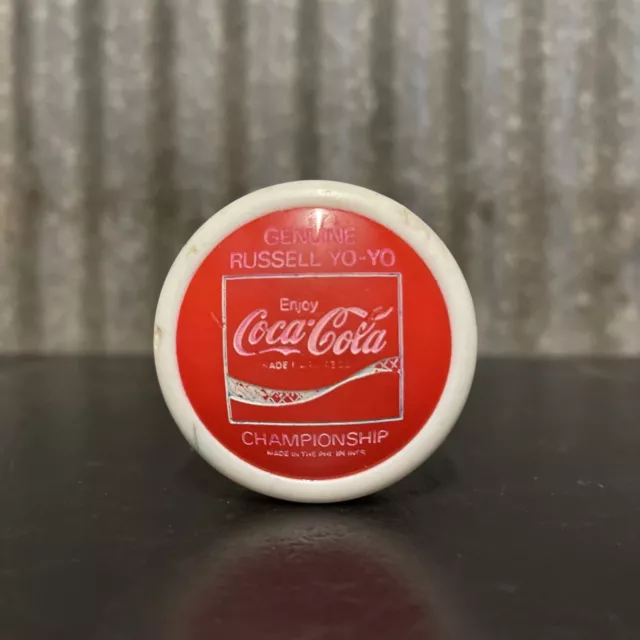 Vintage Genuine Russell Yo-Yo Enjoy Coca Cola Championship Philippines