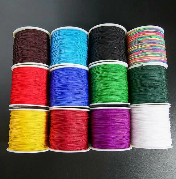 SUPERIOR QUALITÄT Nylon Schnur / chinesische Knoten/Shamballa Makramee Perlen