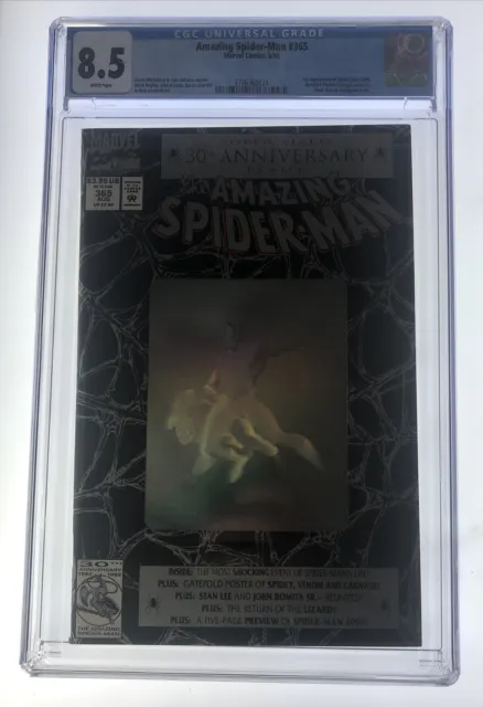 The Amazing Spider-Man #365 CGC 8.5 Marvel Comics Aug 1992 1st Spider-Man 2099