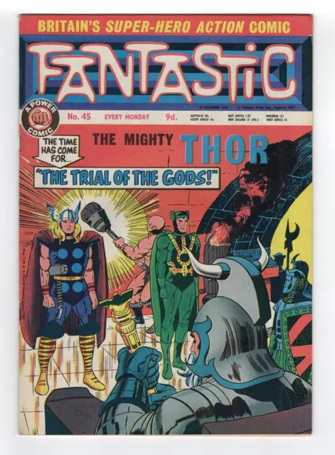 1965 Marvel Journey Into Mystery #116 Trial Of The Gods Loki & Thor Key Rare Uk
