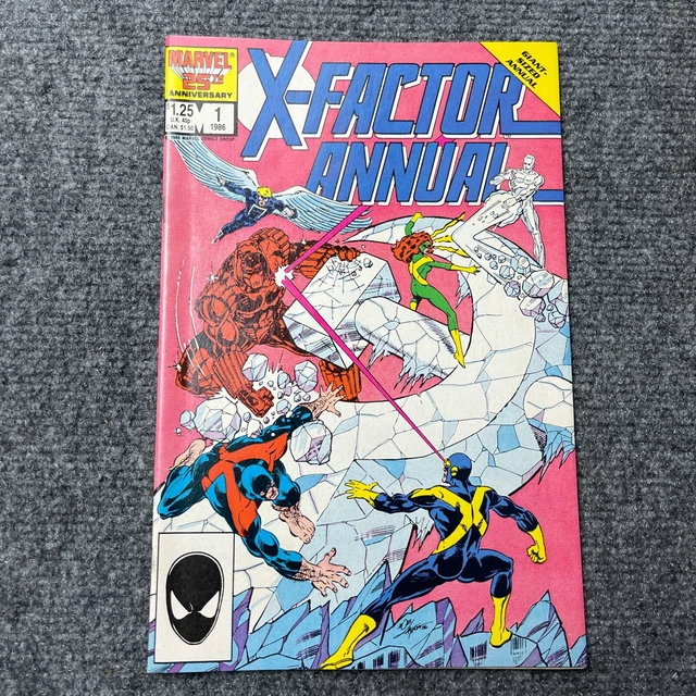 X-FACTOR ANNUAL # 1 * MARVEL COMICS * 1986 * BOB LAYTON Direct Edition