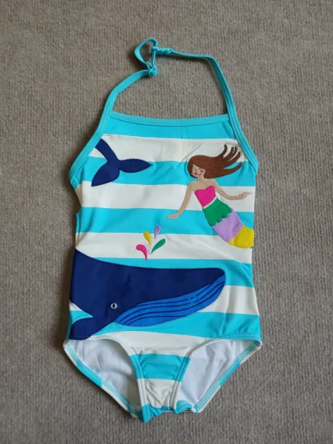 Mini Boden Bathing Swimsuit Size 2 3Y 98 cm Mermaid Whale Mommy & Me NEW