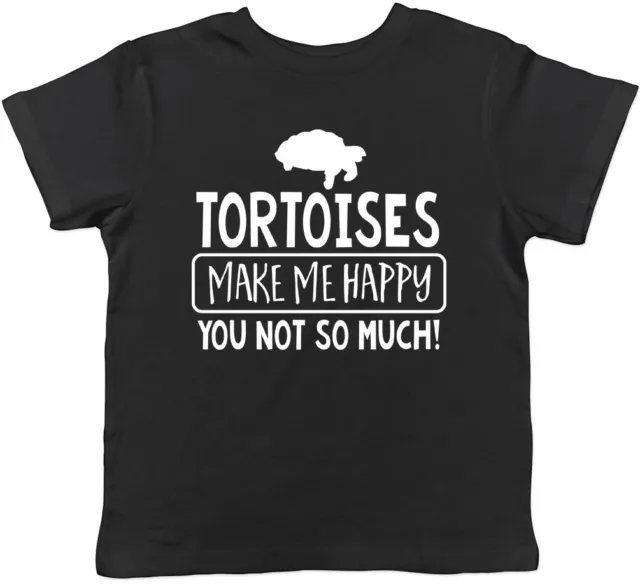 Tortoises make me Happy, You not so Much Funny Boys Girls Kids Childrens T-Shirt