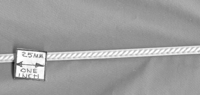 Molding "carved plaster" rope UMM29 dollhouse polyresin 1pc miniature 1/12 scale