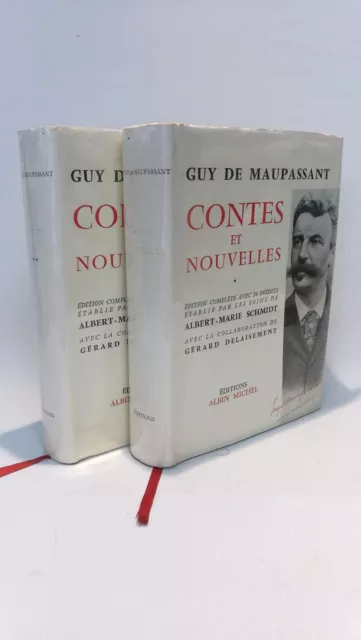 Maupassant Contes et Nouvelles. 2 Bände / Tome I + II Édition complète avec 2..