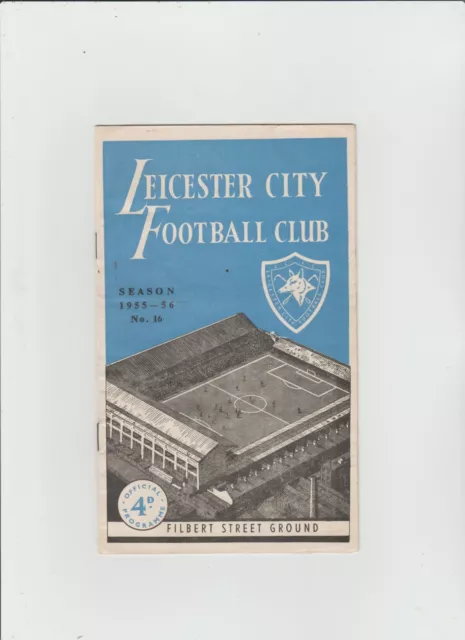 LEICESTER CITY v NOTTS COUNTY - 1955/56