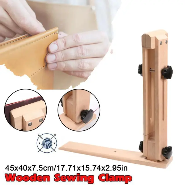 Herramienta de mano con clip de retención de cuero portátil hágalo usted mismo abrazadera herramientas madera