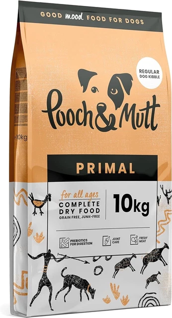 Thumbnail for 10Kg Pooch Mutt Primal Grain Free Lamb And Ostrich Flavour Dry Dog