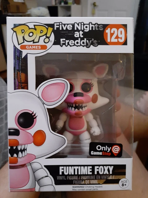 FUNKO POP FUNTIME Foxy #129 GameStop Excl Five Nights At Freddys