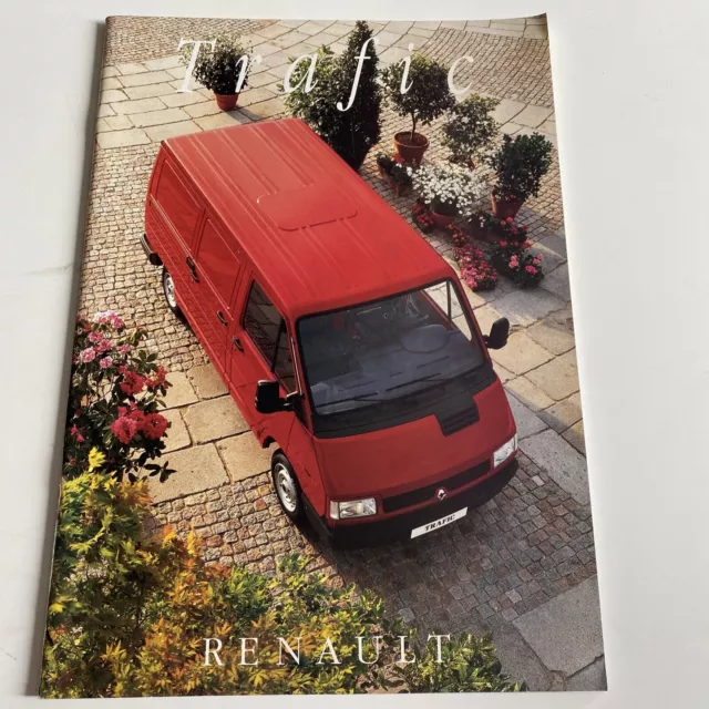 CATALOGUE  brochure Katalog Prospekt RENAULT TRAFIC 24 PAGES ANNEE 1995