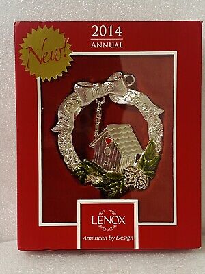 Lenox 2014 Annual Amerixan By Design Christmas Ornament Bless This House NEW