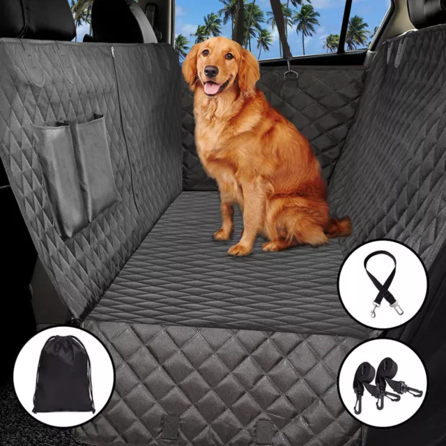 Pet Car Seat Cover Dog Safety Protector Mat Back Seat Hammock Waterproof Pad UK