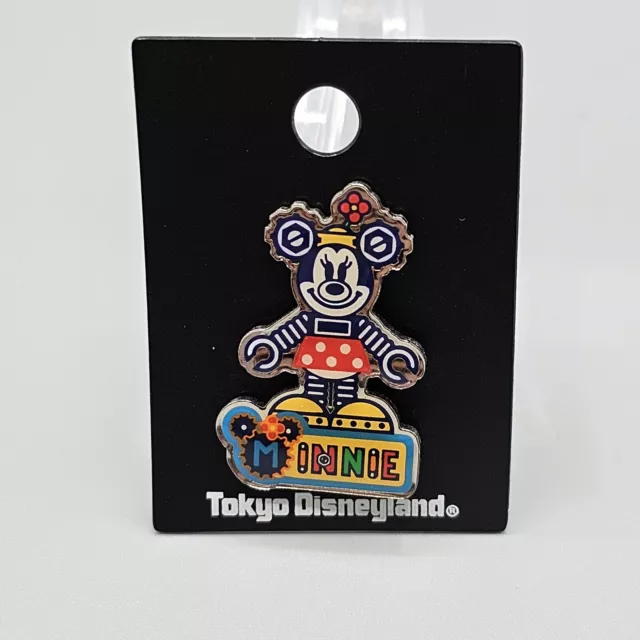 Tokyo Disney Minnie Mouse Robot Pin Disneyland Retro