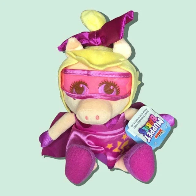 Miss Piggy NWT New Muppet Babies Disney Jr Plush Doll Toy Stuffy Plushie Clean