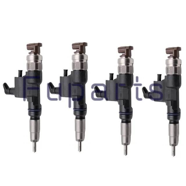4X Common Rail Injector 095000-5322 For Toyota Hino N04C 4.0D Engine