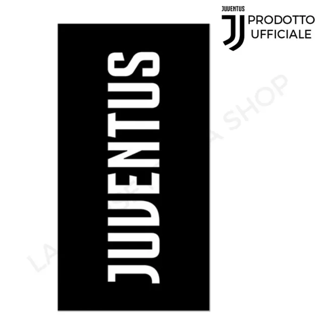 Serviette de Plage Bain En Éponge de Coton 90 X 170 CM Juventus Produit Officiel
