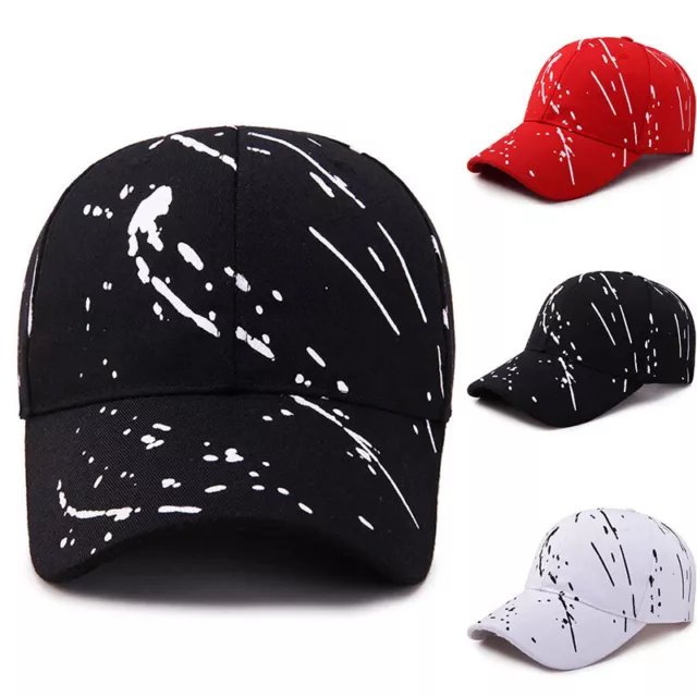 Femmes Hommes Baseball Capuchons Graffiti Chapeaux Soleil Casquette Extérieur #Q