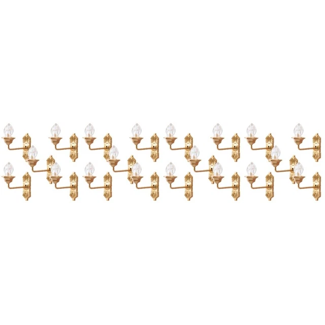 20 Pcs Miniature Scene Models Wall Light Outdoor Wall Sconce Moss