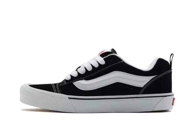 Vans Knu Skool Herren Schwarz Sneaker Turnschuhe Alltag Wildleder (VN0009QC6BT)