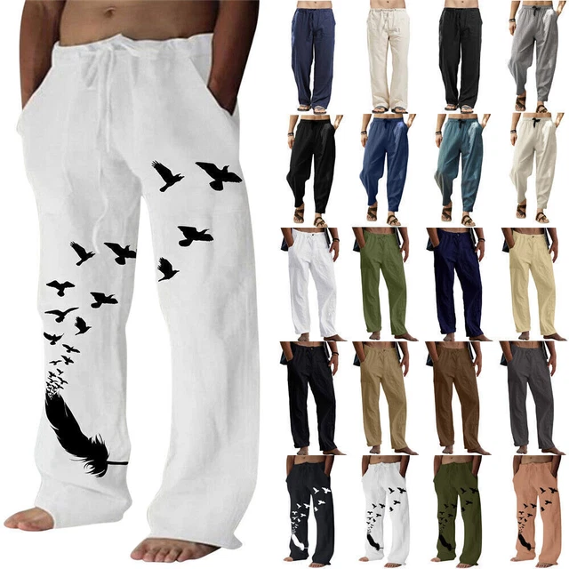 Straight Suit Pants Men's Loose Casual Wide Leg Trousers Business