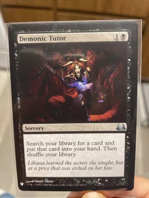 MTG Demonic Tutor Mystery Booster - Duel Decks Anthology, Divine vs. Demonic LP