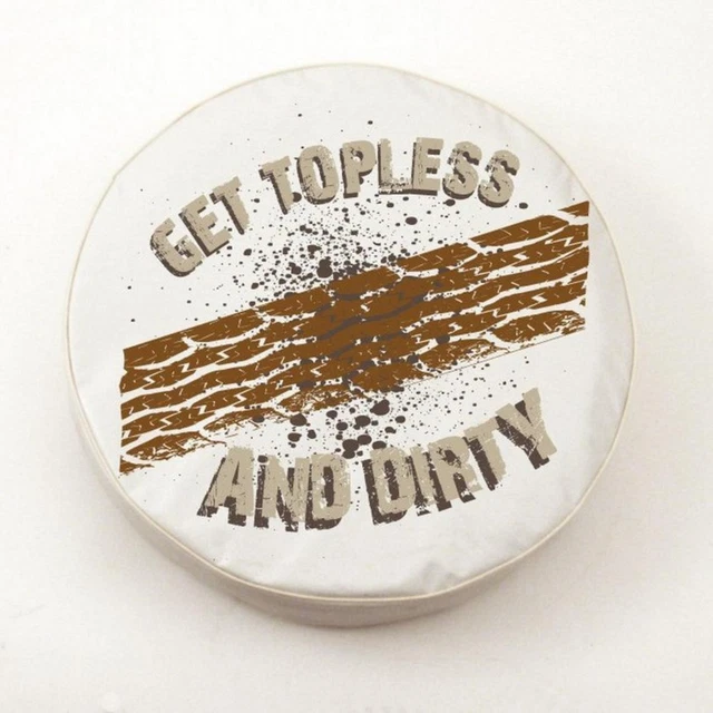 Holland Bar Stool Tire Cover With White Vinyl Finish TCD10TplsTrdWT