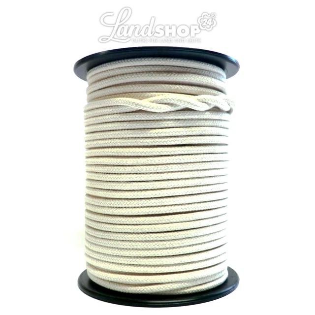 3 mm Baumwollseil Strick Schnur Leine Zauberseil Bondageseil Naturseil Kordel