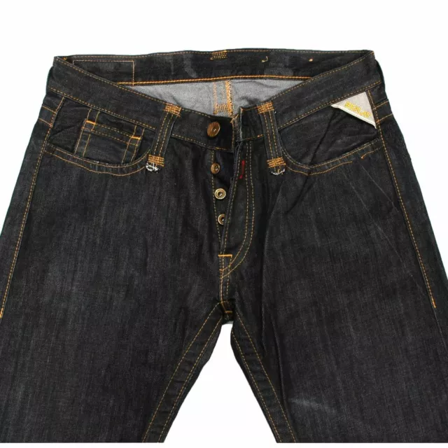 Jeans da uomo neri .25346 REPLAY MV920A taglia 30/34 3