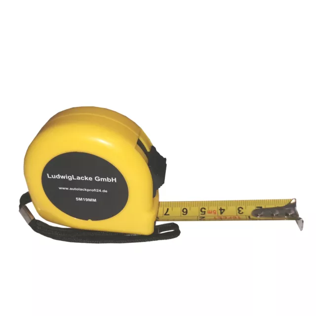 Maßband Messband Rollmaßband Rollmeter mit Rücklauf 5mx19mm