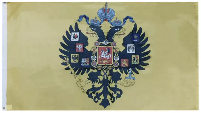 AZ FLAG Russia with Eagle Flag 2' x 3' - Russian Coat of arms Flags 60 x 90  cm - Banner 2x3 ft