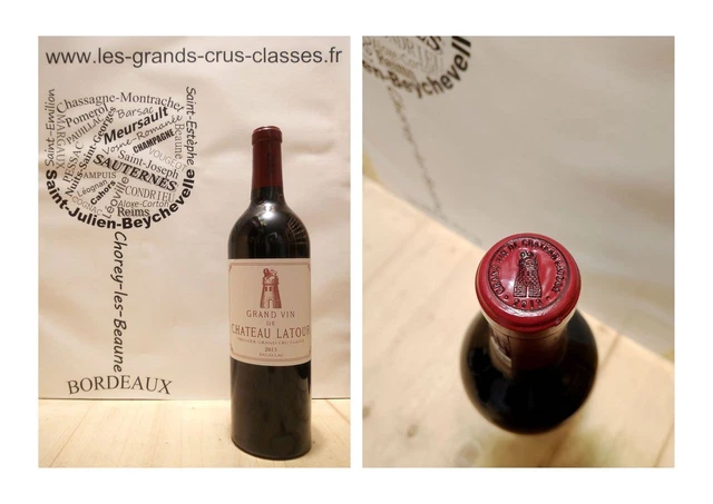 1 bouteille CHÂTEAU LATOUR 1996 1er GC Pauillac (base goulot Classic Driver Mark
