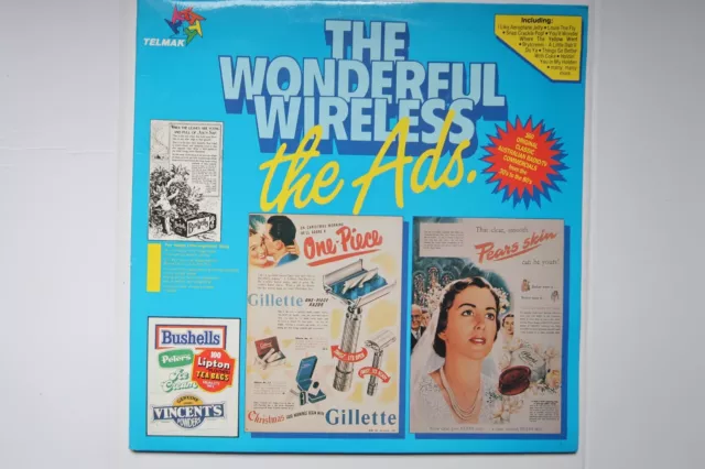 Various – The Wonderful Wireless - The Ads 2xLP, Aus Orig, Gatefold, VINYL NM