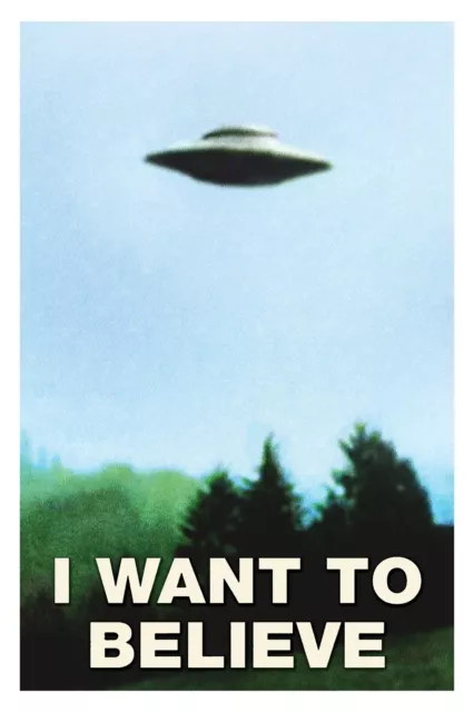 UFO prints Signed by Artist Frank Forte X-Files Ancient Aliens Roswell inspired