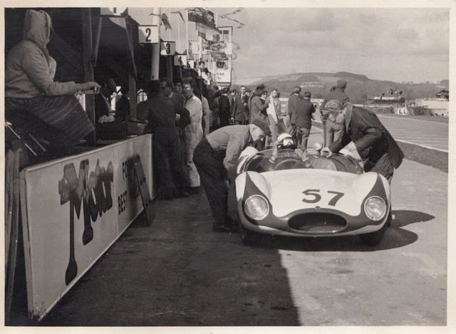 1959 Goodwood John Coombs Cooper Monaco T49 Roy Salvadori Original Period Photo