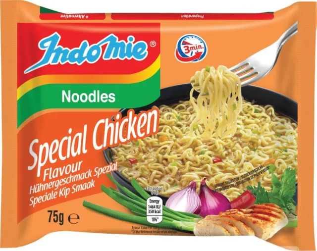 40x75g pasta IndoMie gusto di pollo speciale | spaghetti istantanei polli speciali