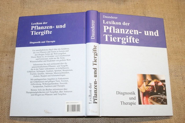 Lexikon Pflanzengifte Tiergifte Toxikologie Pilzgifte Diagnostik Therapie