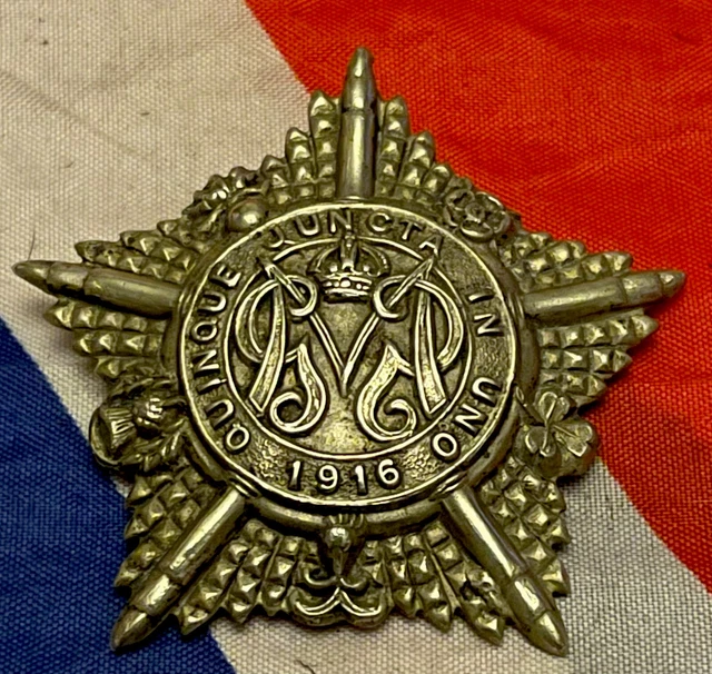 WW1 CAP BADGE Guards Machine Gun Battalion White Metal Cap Badge Circa ...