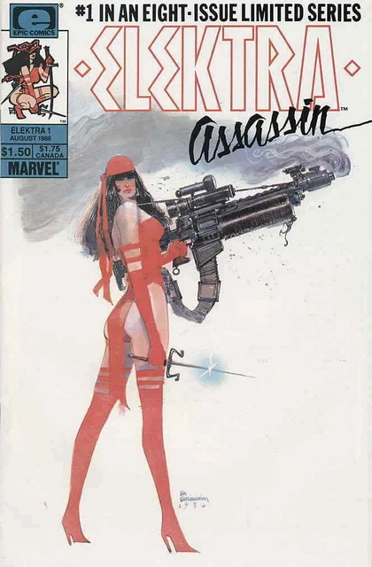 Elektra Assassin #1 Epic/Marvel Comics August Aug 1986 (VF)