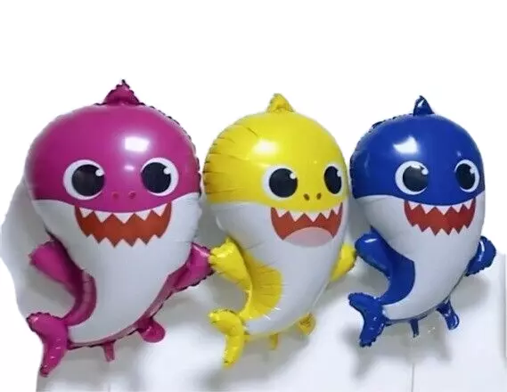 Baby Shark Large  Foil Balloons Kids Balloons Birthday Party Decoration