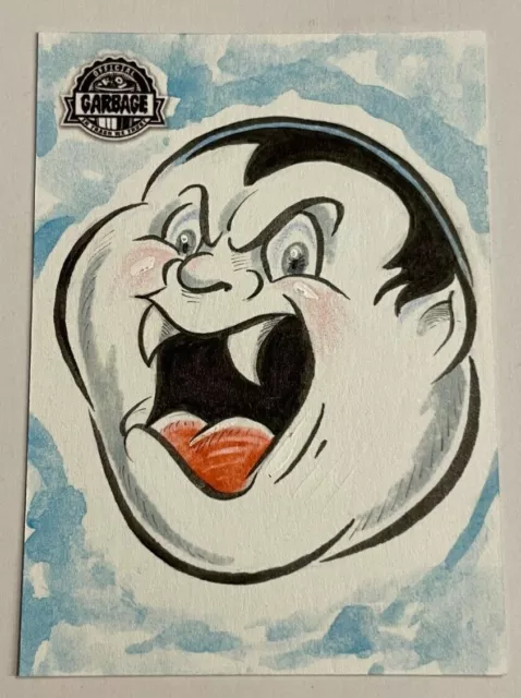 2022 Topps Garbage Pail Kids Krashers 3 Brandhen Synder SKETCH CARD Nasty Nick