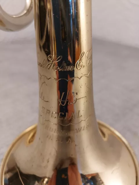 Holton All Hirt Special Trumpet Good Valves And Slides Excelent Compression.