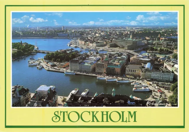 SWEDEN - Stockholm, postcard unrun