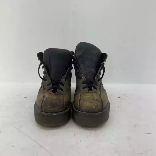 VTG Made in England Dr. Martens Brown Combat Boots Men's U.S. Size 7 U.K. Size 6 2