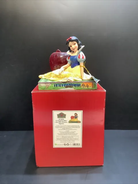 Disney Traditions Jim Shore Figure Snow White Showcase A Tempting Offer Apple