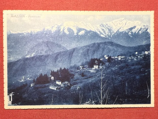 Cartolina - Miazzina - Panorama - 1931