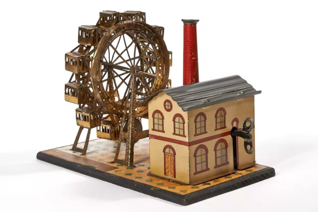 Lot 7118 Wiener Prater Riesenrad Uhrwerk Blech, England um 1910, TOP-Zustand!