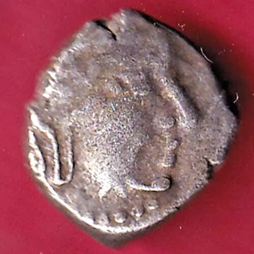 Ancient India Vallabhi Dynasty Kings Portrait Rare Silver Coin #Y26