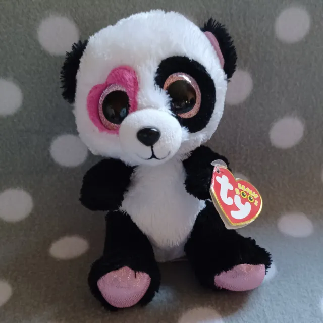 TY Beanie Boo's Panda Bär Mandy Kuscheltier Plüsch 15cm #17908
