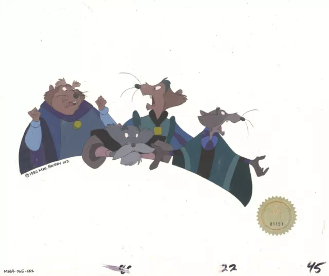 Don Bluth Secret of NIMH 1982 Cartoon Production Animation Cel 065-002