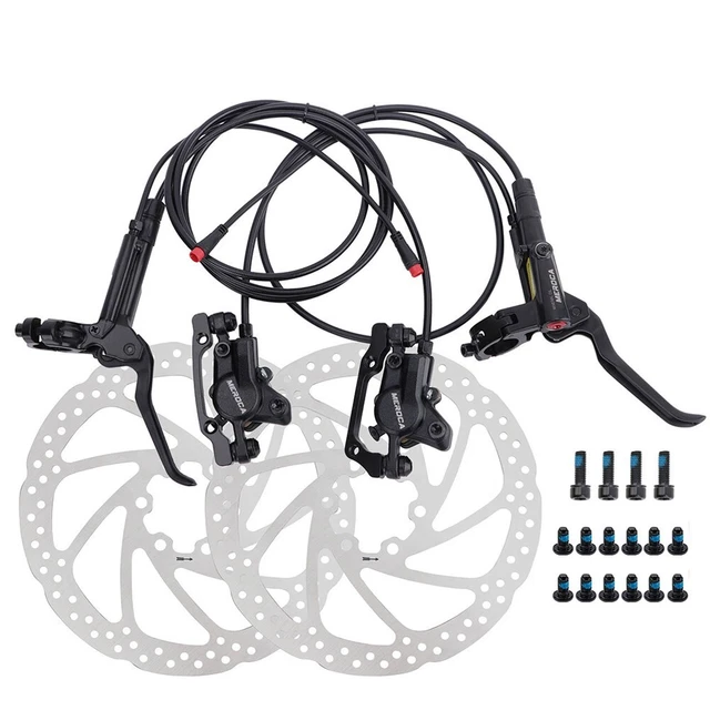 Frein à Disque Hydraulique Huile Minérale XT Pour E-bike Et E-scooter - Paire Avant/Arrière